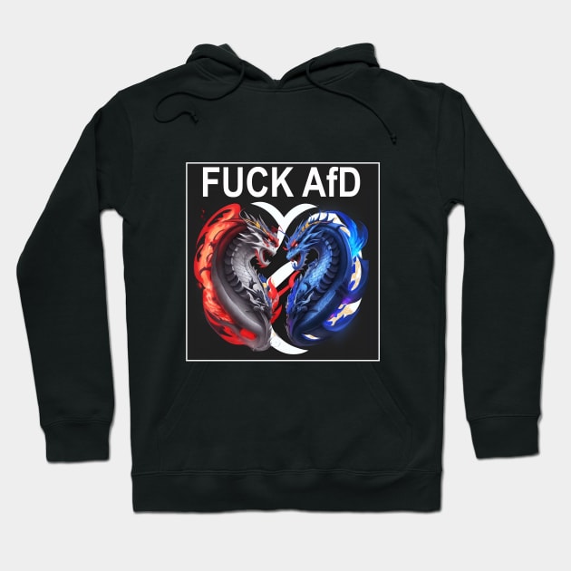 F*CK AfD Hoodie by DeVerviers